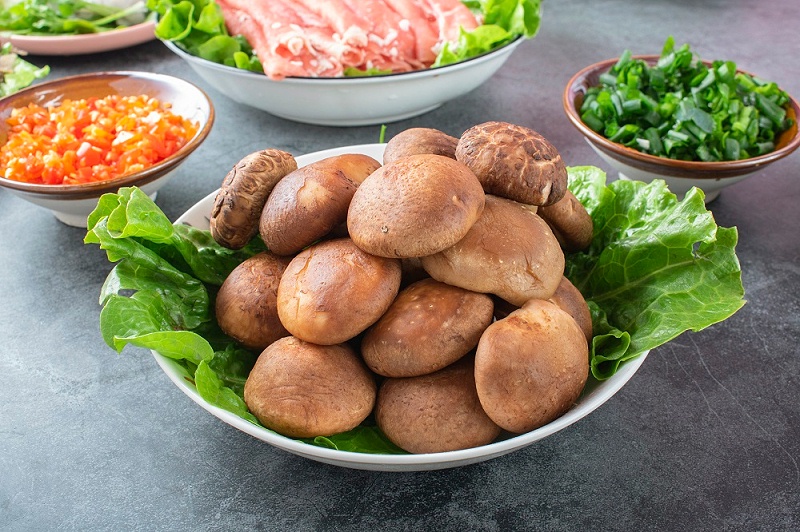 千庫網_冬季火鍋食材蘑菇_攝影圖編號146244