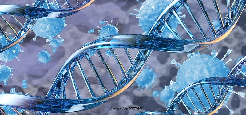 千庫網_3ddna基因序列病毒背景_背景編號5983136